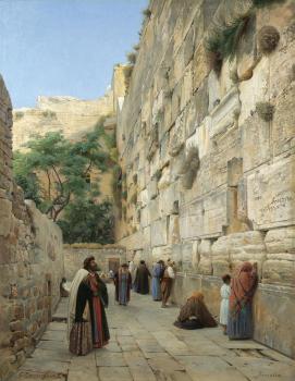 古斯塔夫 鮑恩芬德 Wailing Wall, Jerusalem